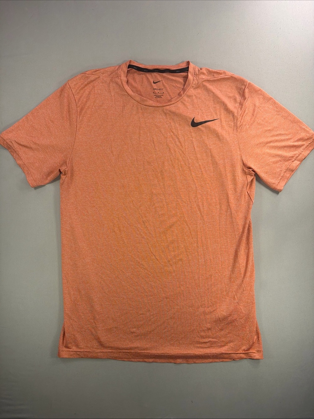 Nike Orange Heather Short Sleeve Performance Tee